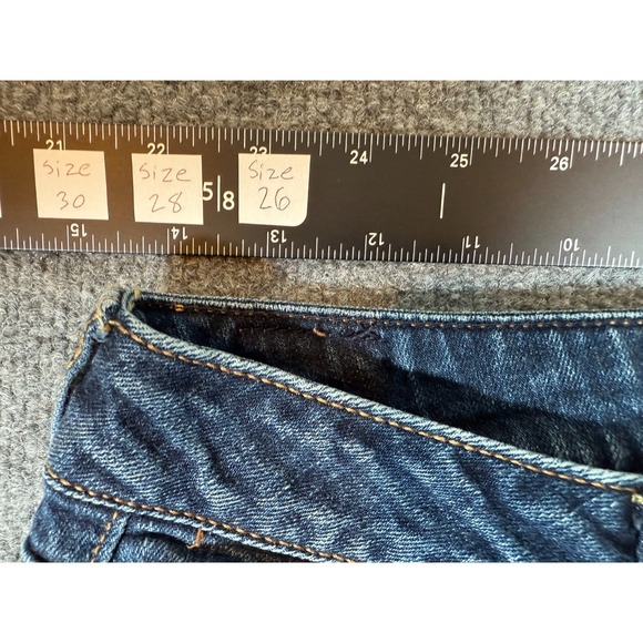 American Eagle Outfitters Skinny Jeans Womens 6 Blue Denim Cotton Medium Wash - Picture 5 of 7